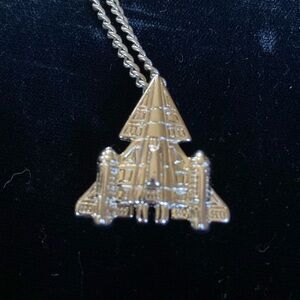 Vintage Avon commander spaceship necklace